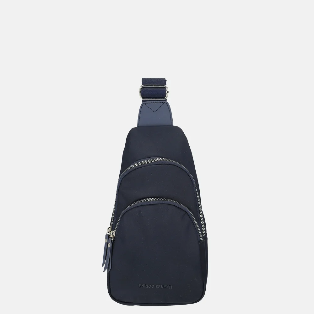Enrico Benetti Caroline crossbody 2rits blauw